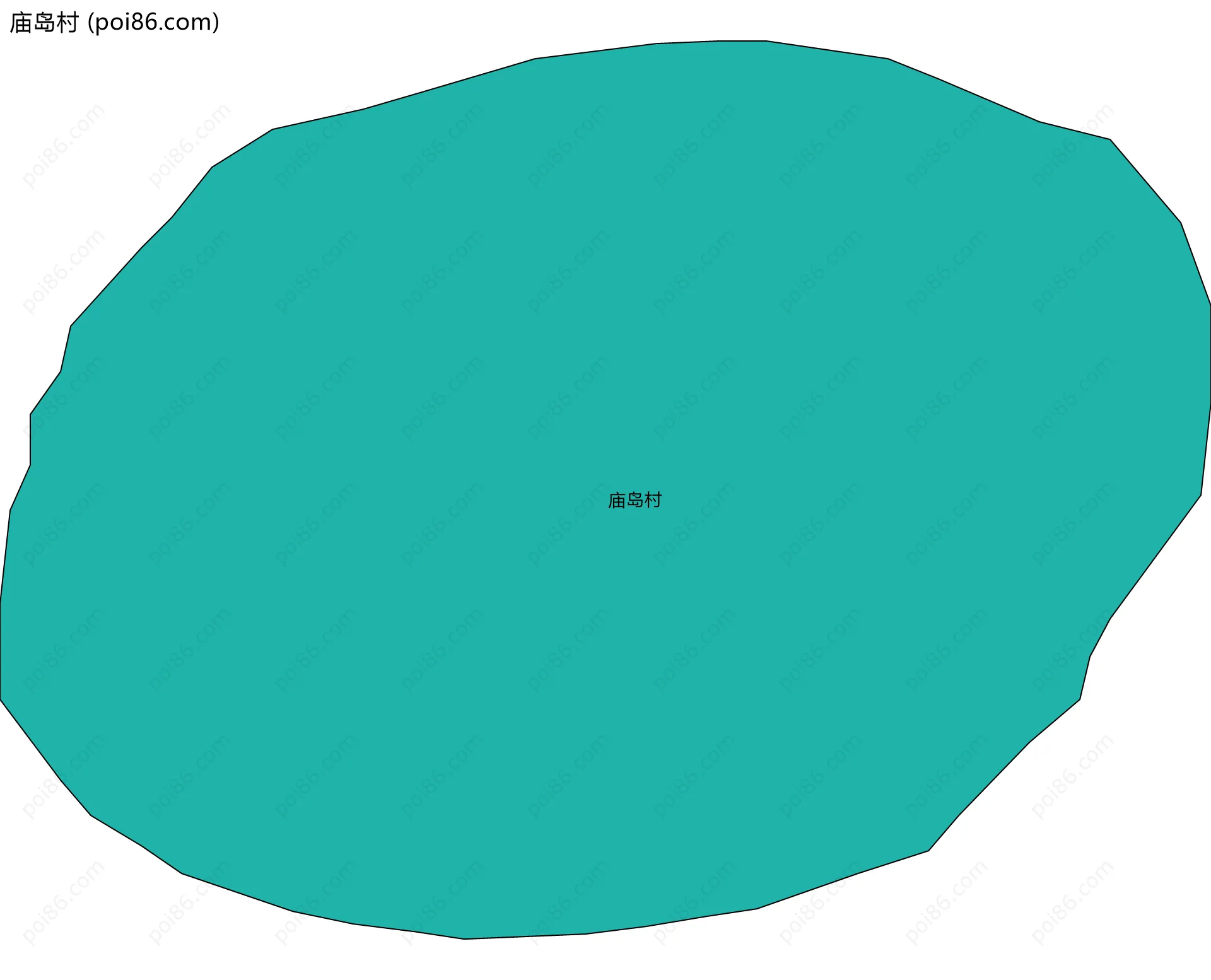 庙岛村边界地图