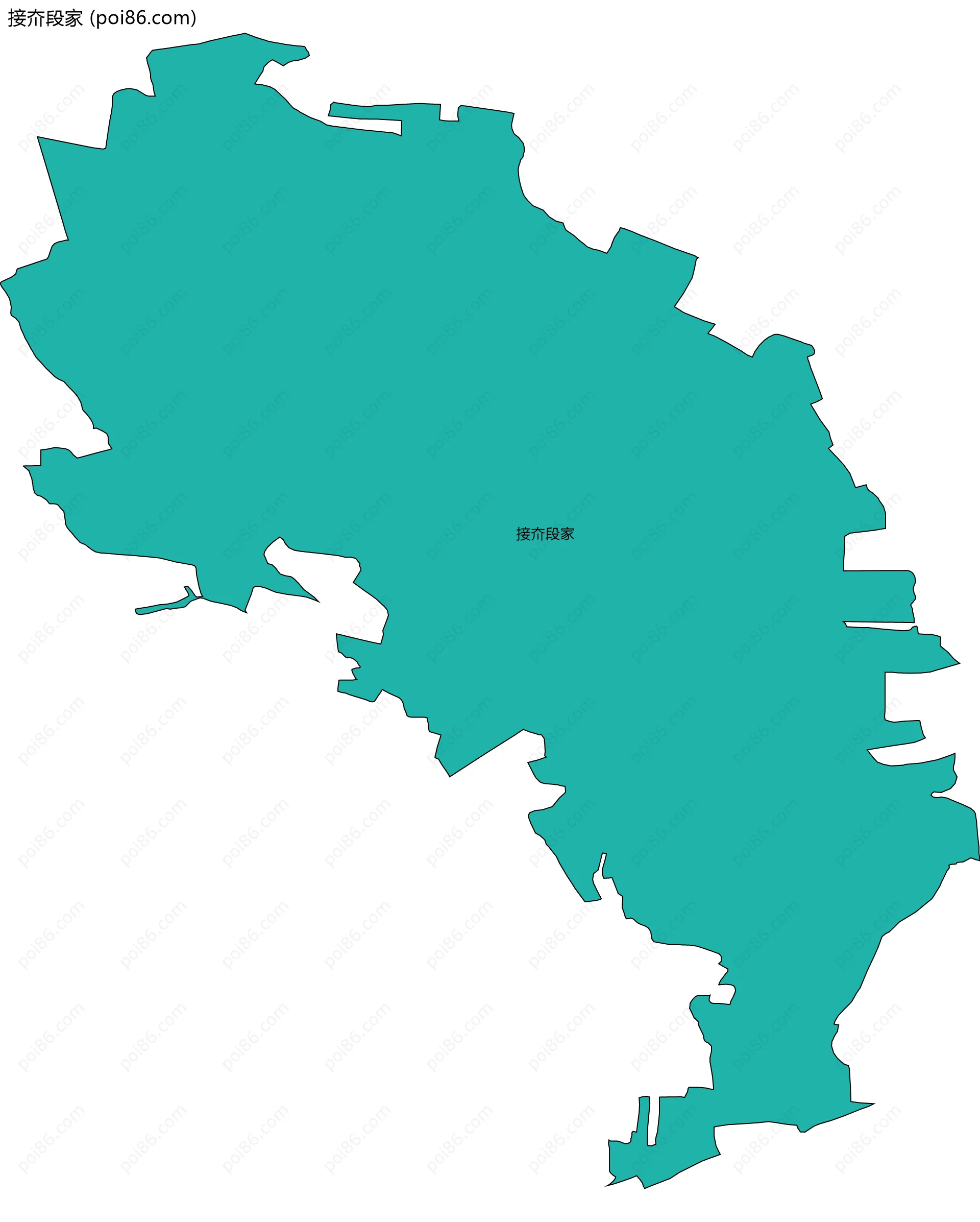 接夼段家边界地图