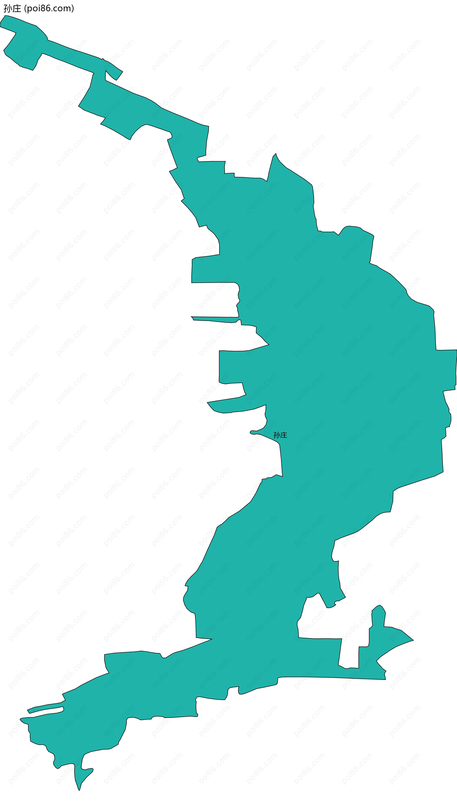 孙庄边界地图