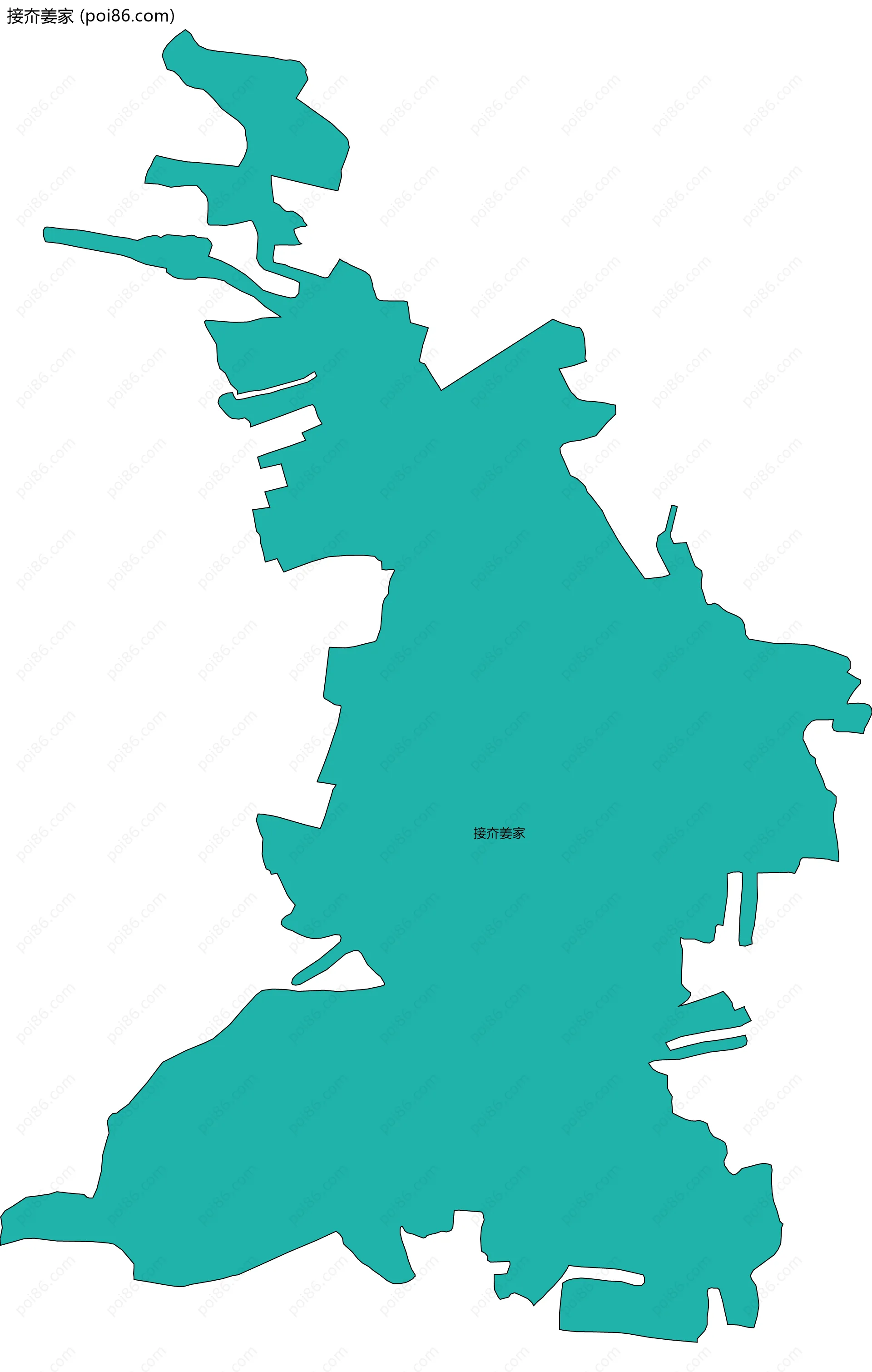 接夼姜家边界地图