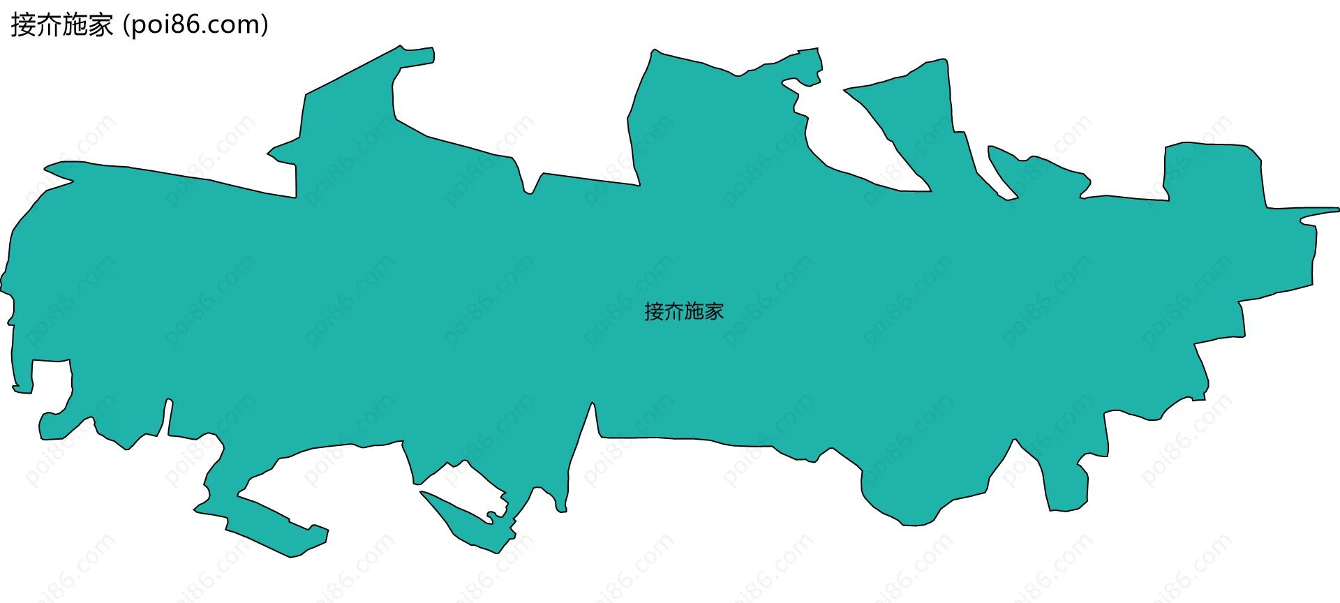 接夼施家边界地图