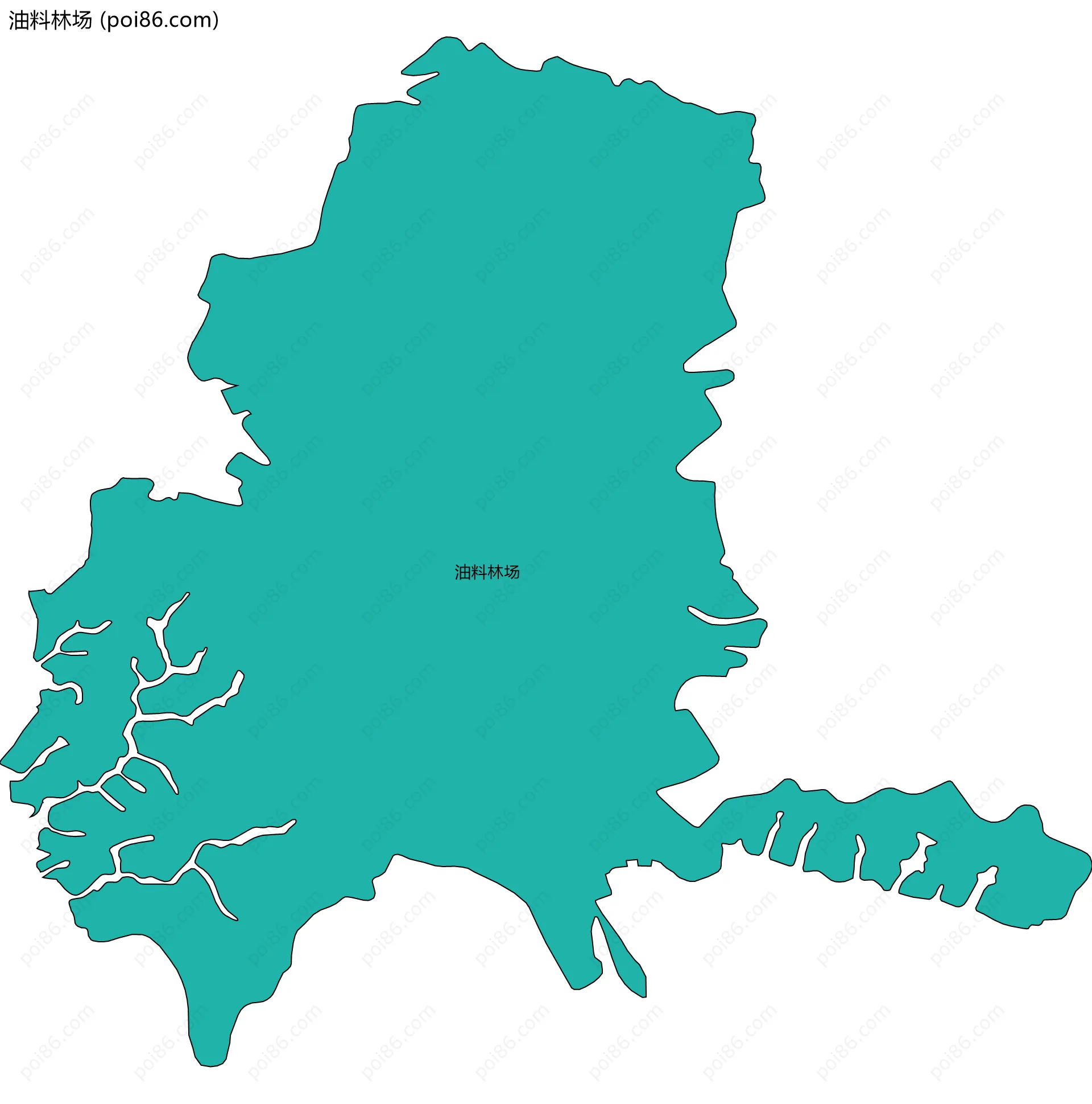 油料林场边界地图