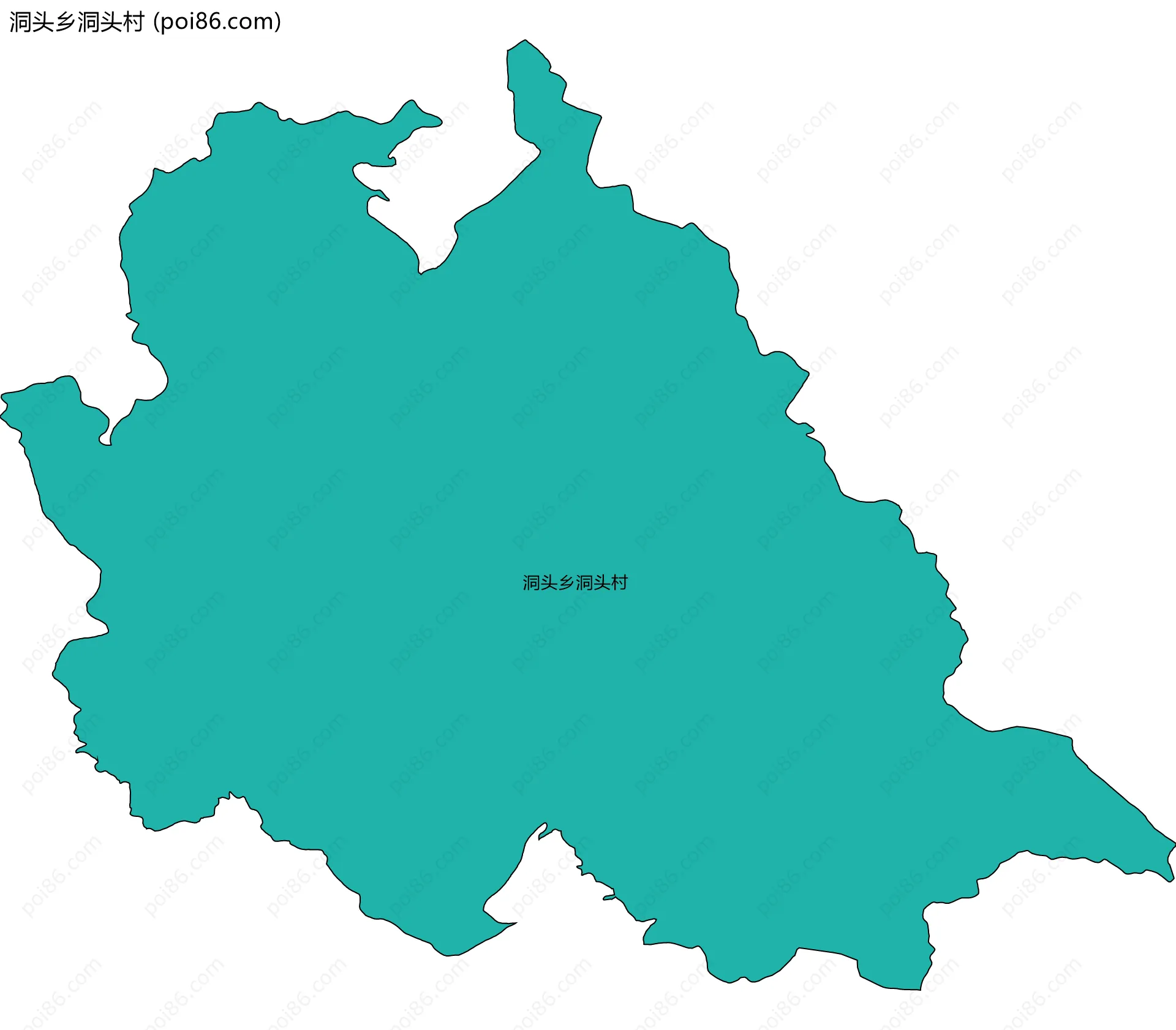 洞头乡洞头村边界地图
