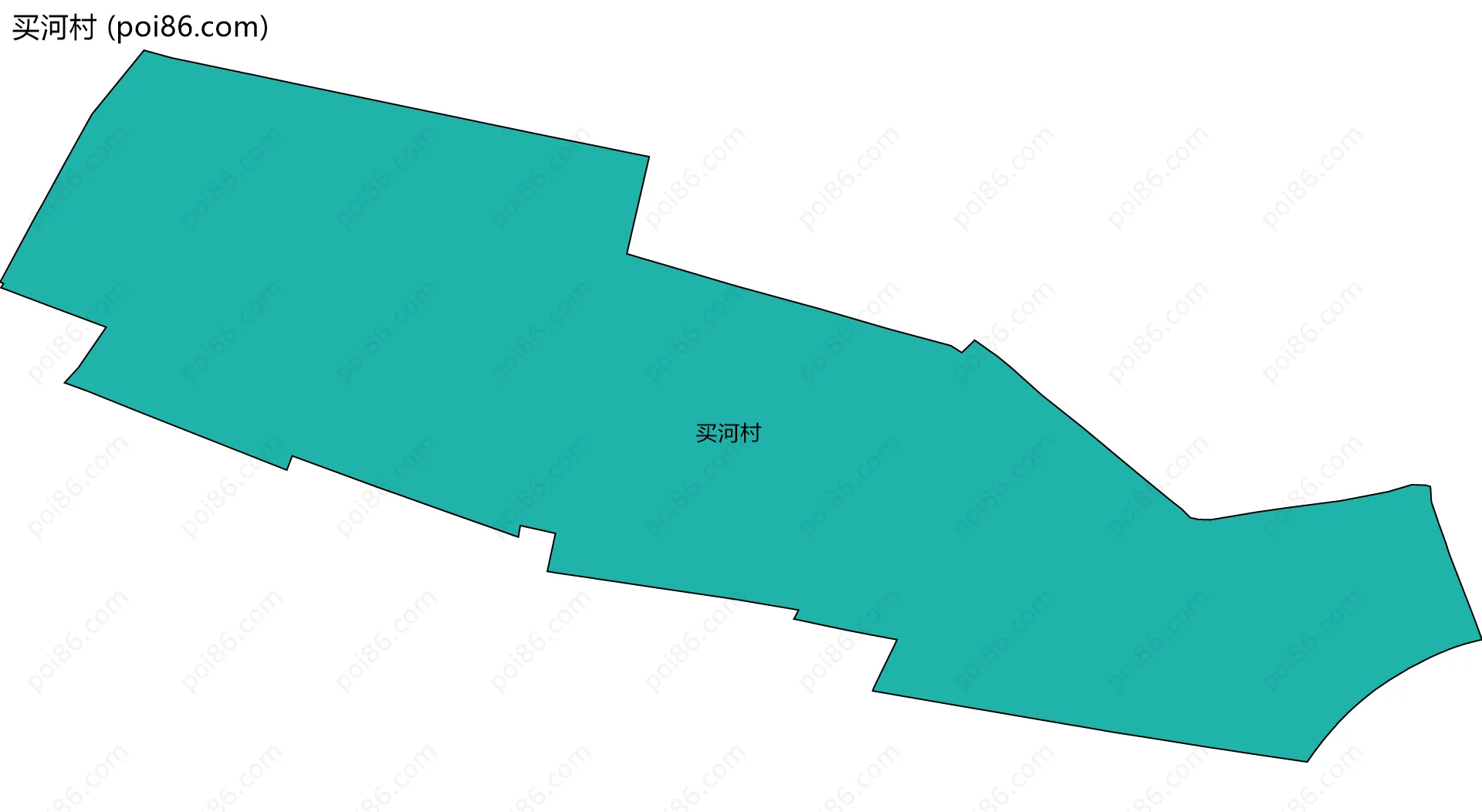 买河村边界地图