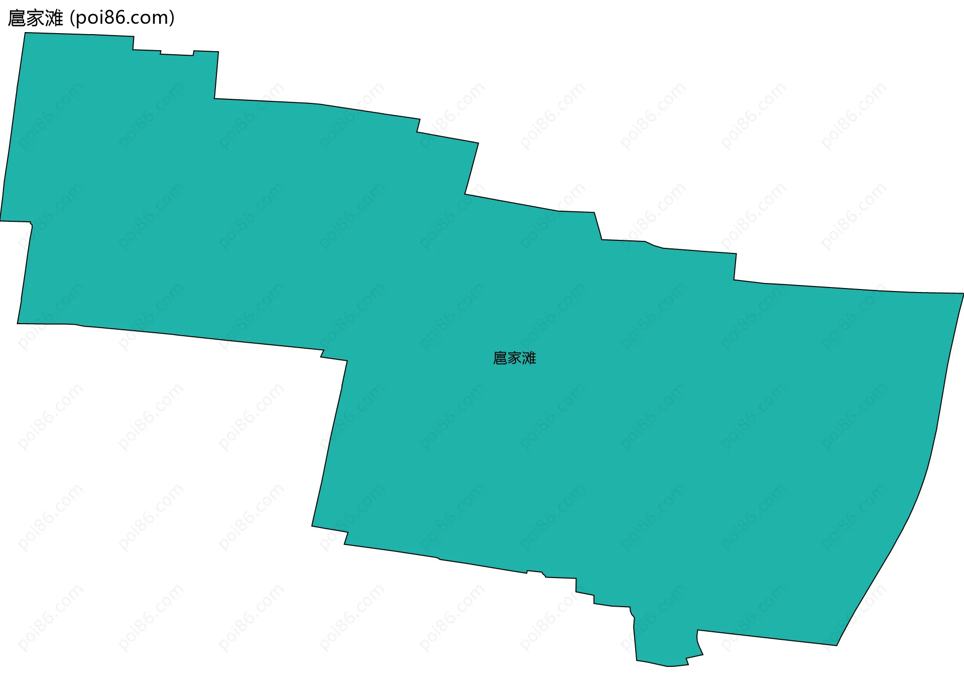 扈家滩边界地图