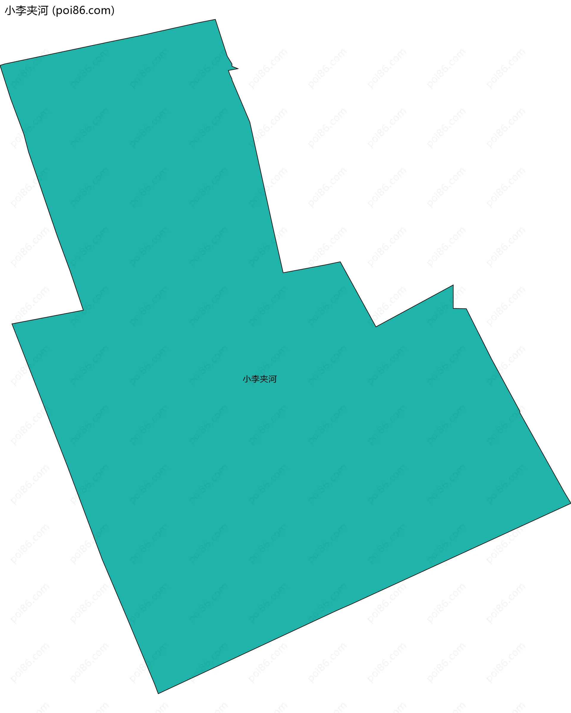 小李夹河边界地图