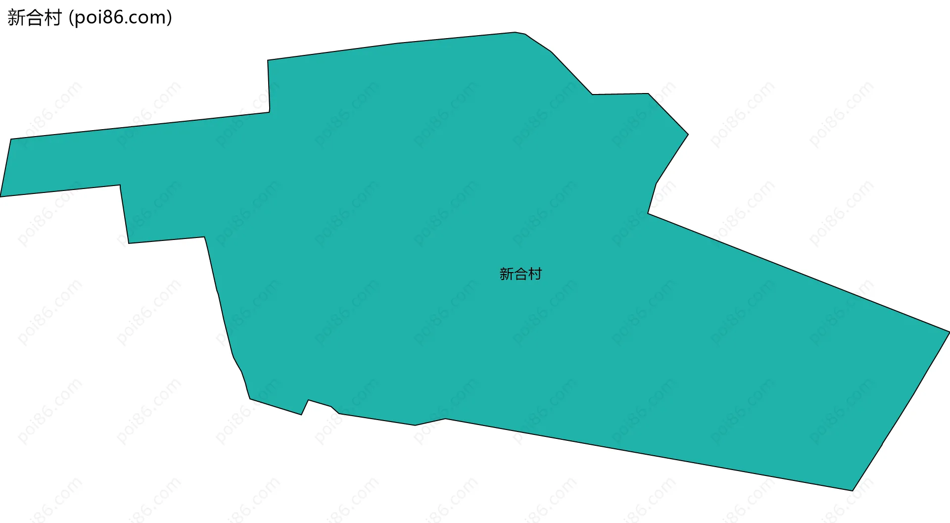 新合村边界地图