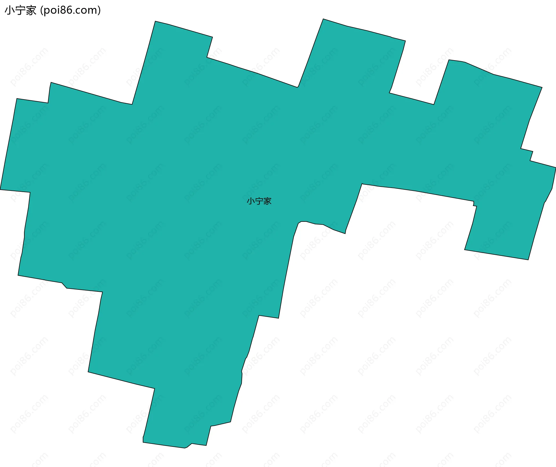 小宁家边界地图