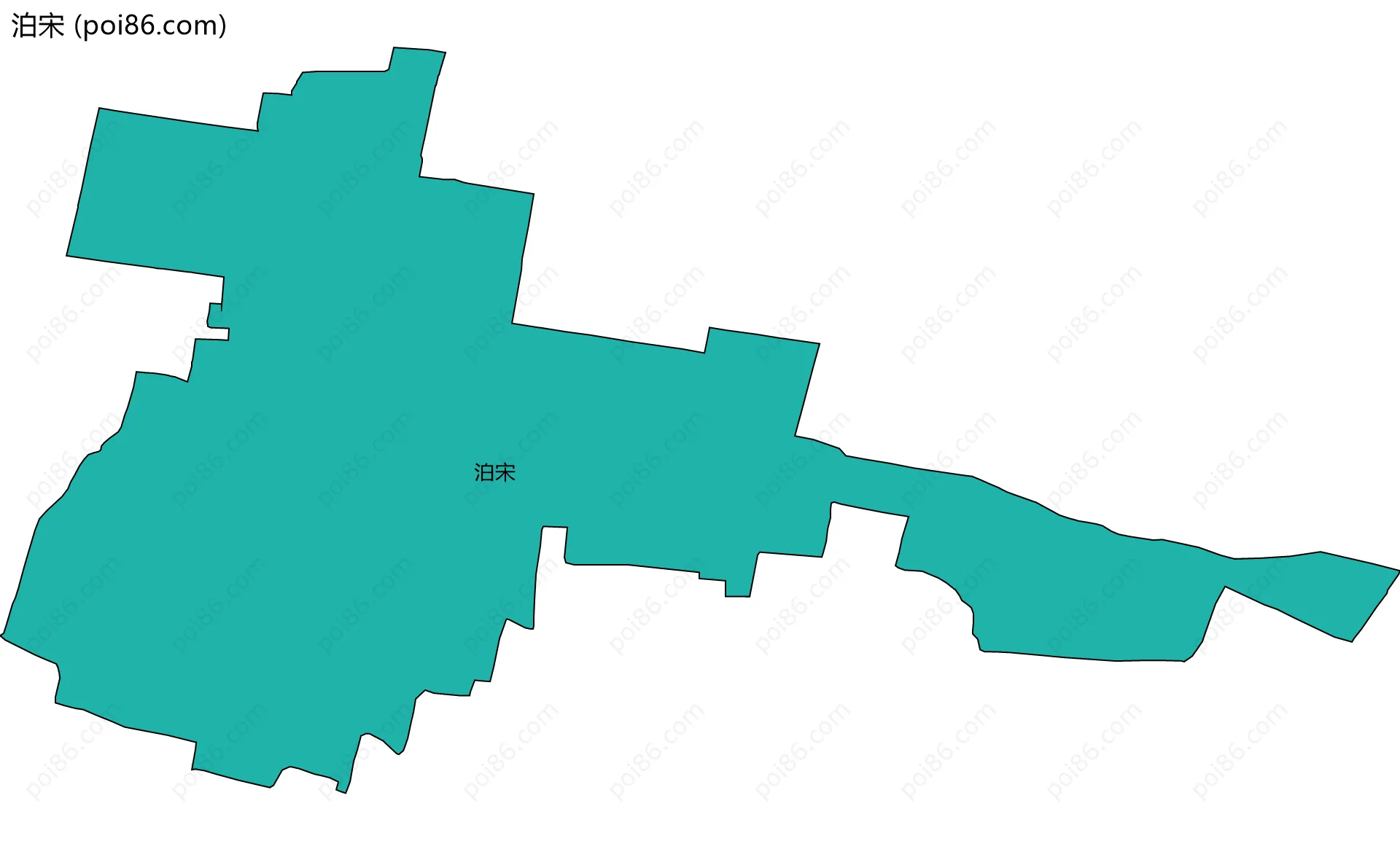 泊宋边界地图