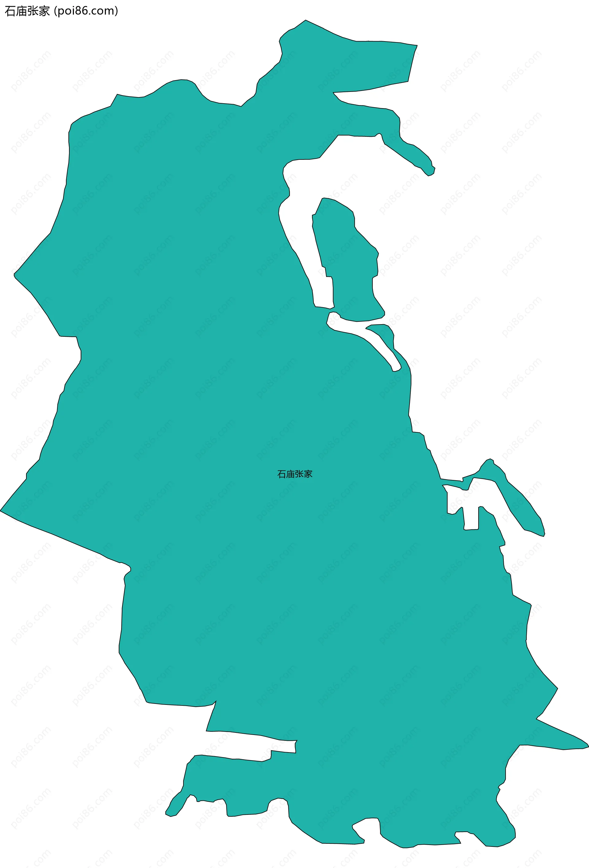 石庙张家边界地图