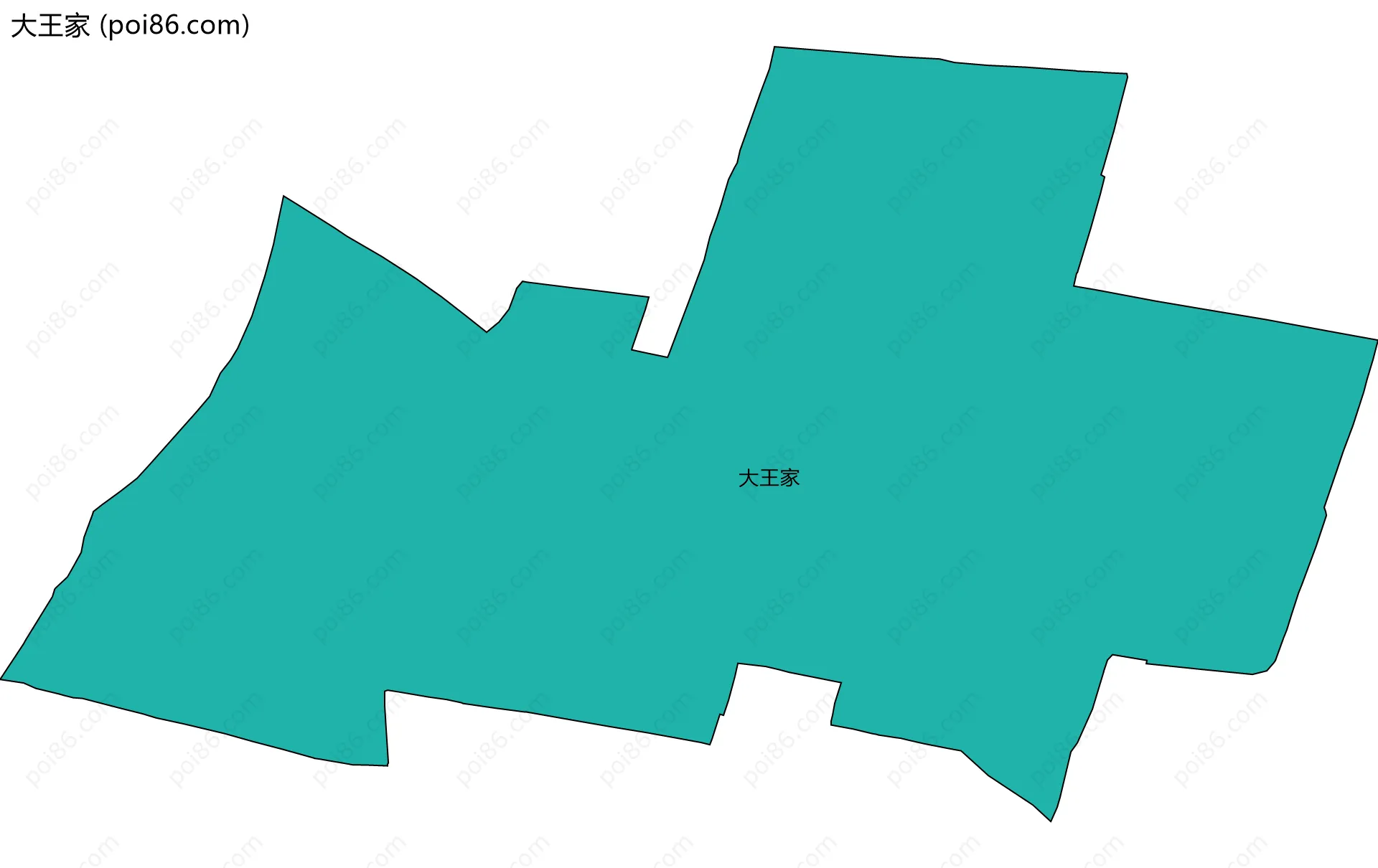 大王家边界地图