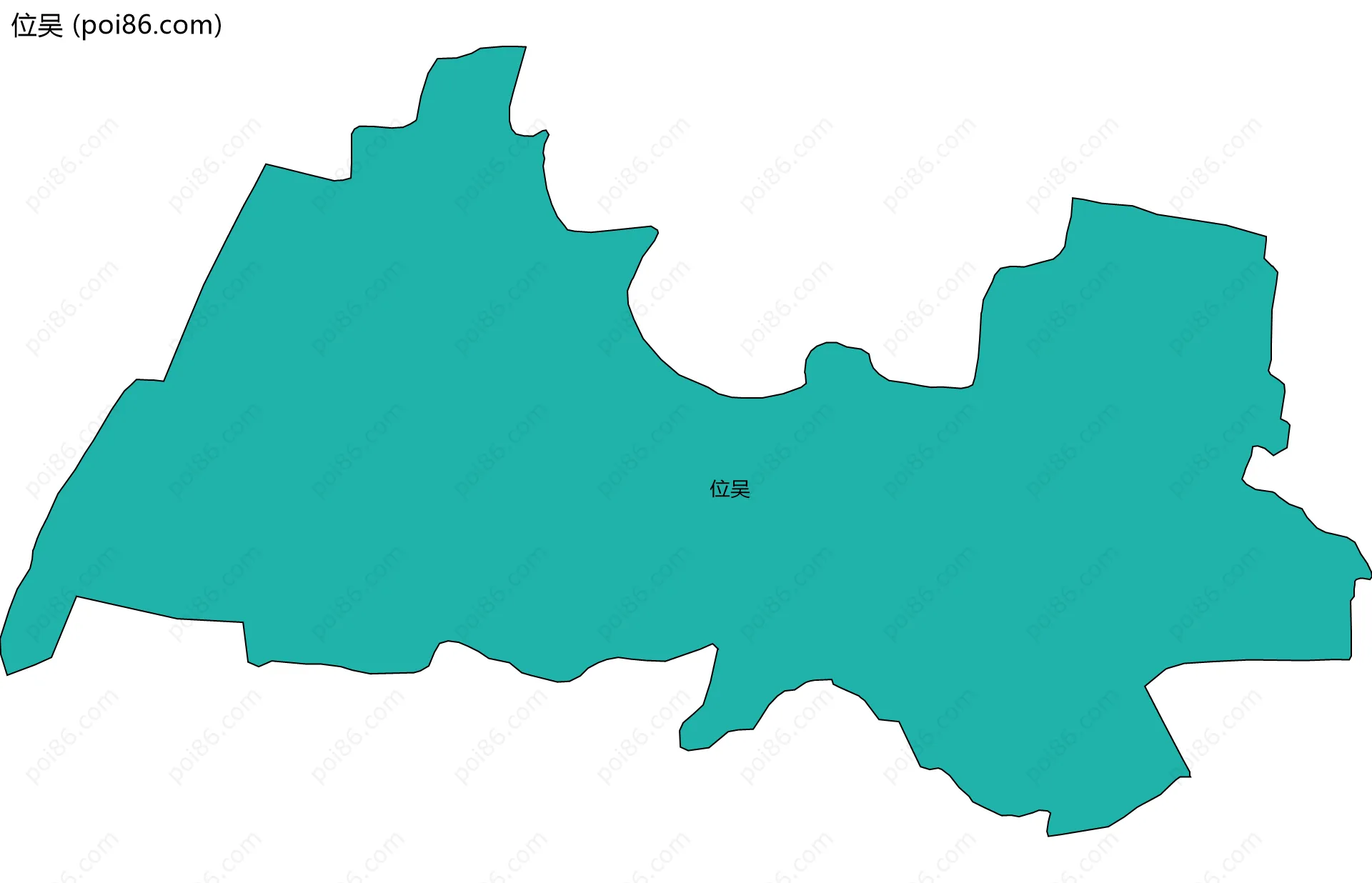位吴边界地图