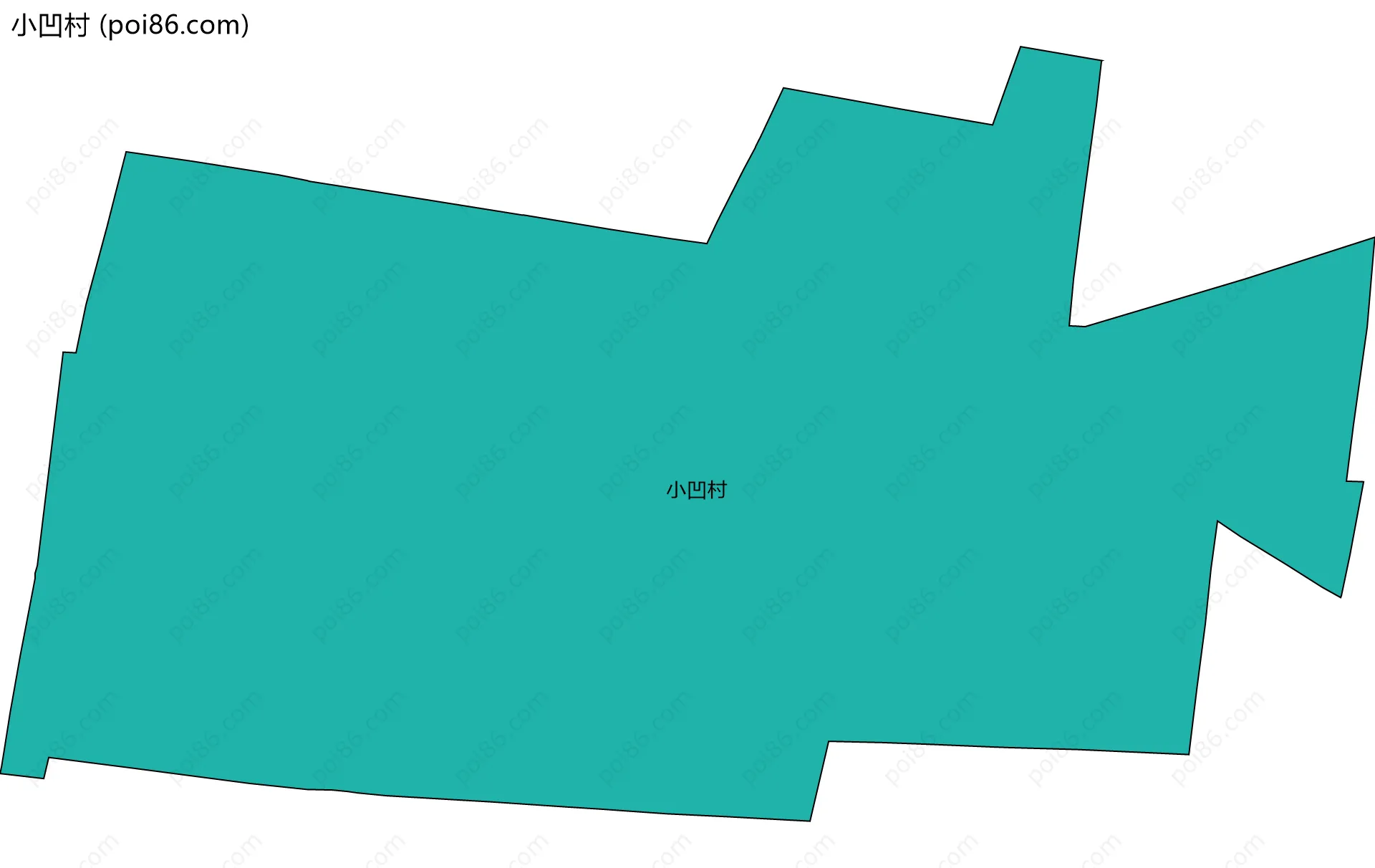 小凹村边界地图