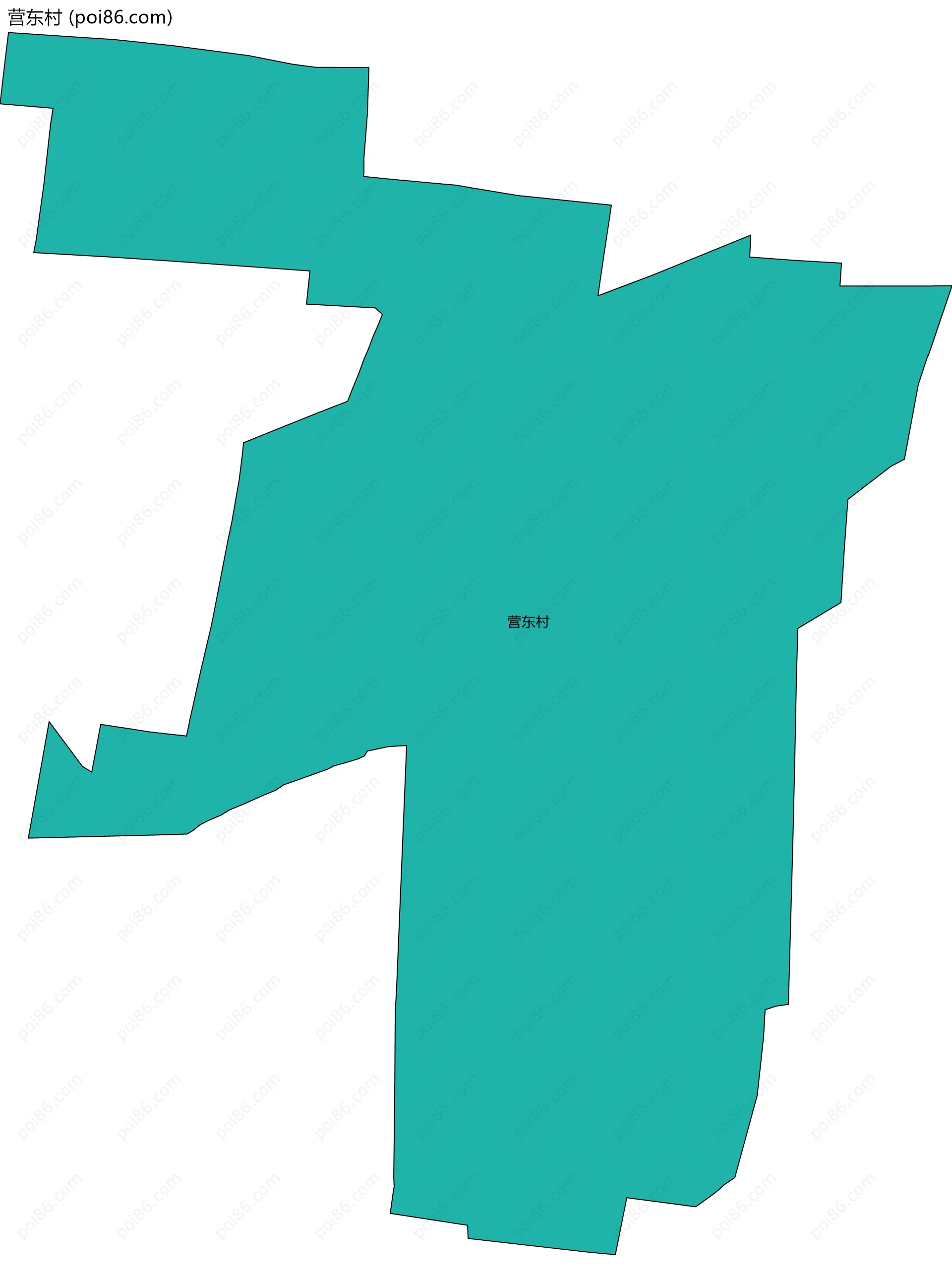 营东村边界地图