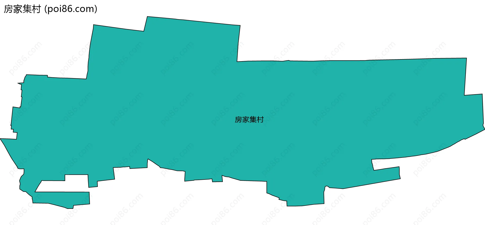 房家集村边界地图