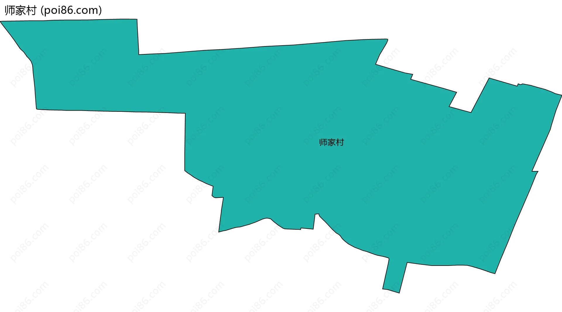 师家村边界地图
