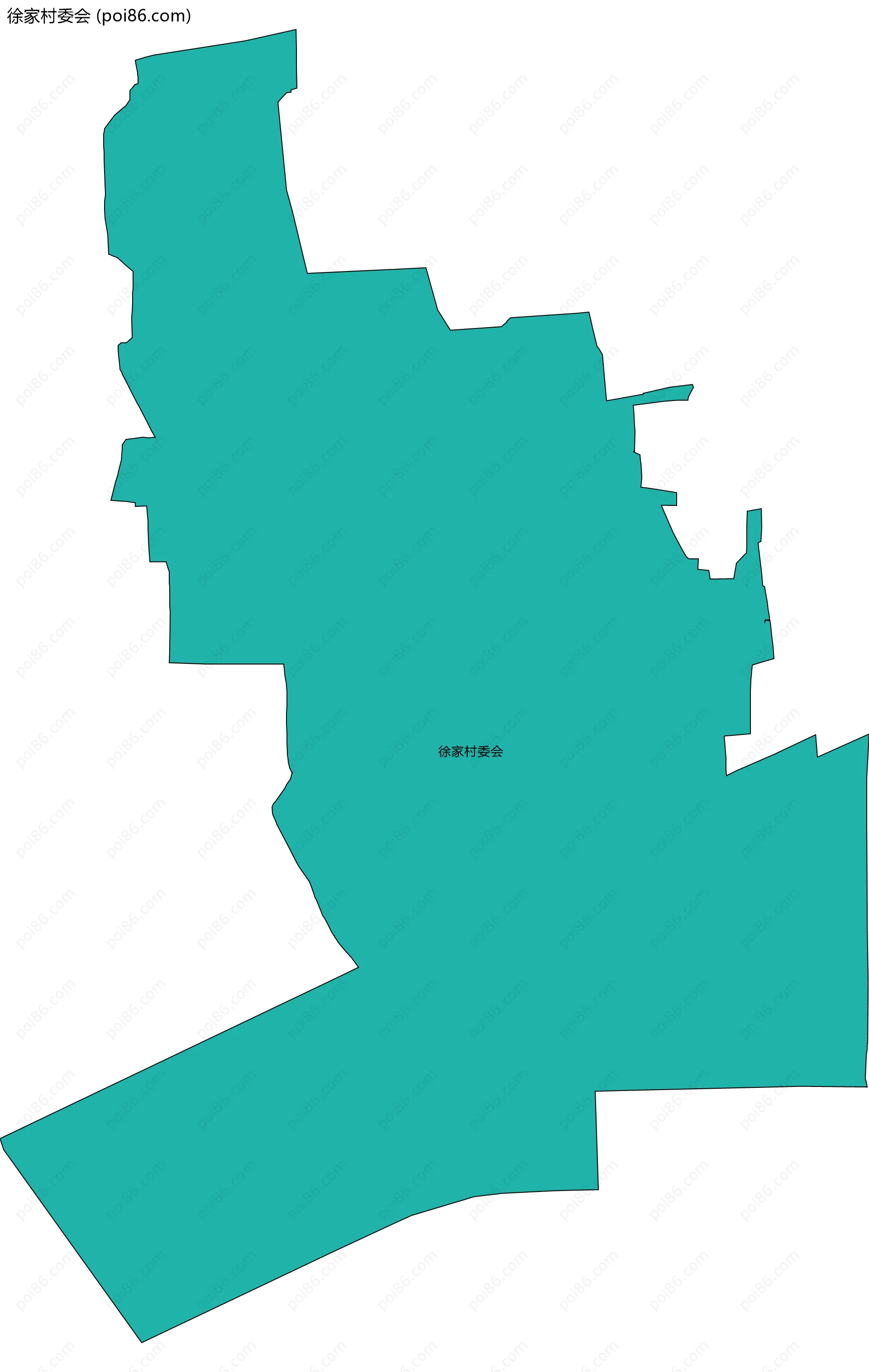 徐家村委会边界地图