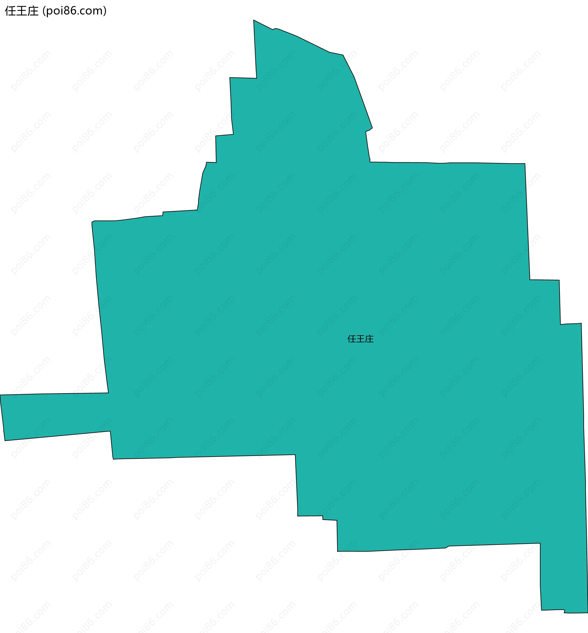 任王庄边界地图
