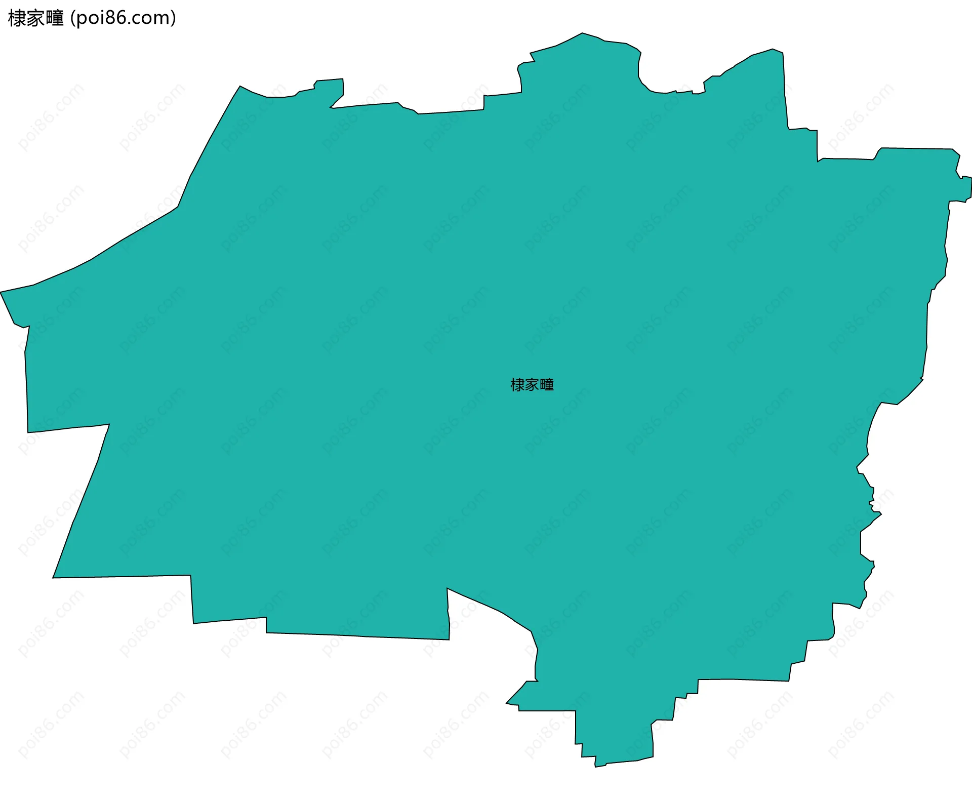 棣家疃边界地图