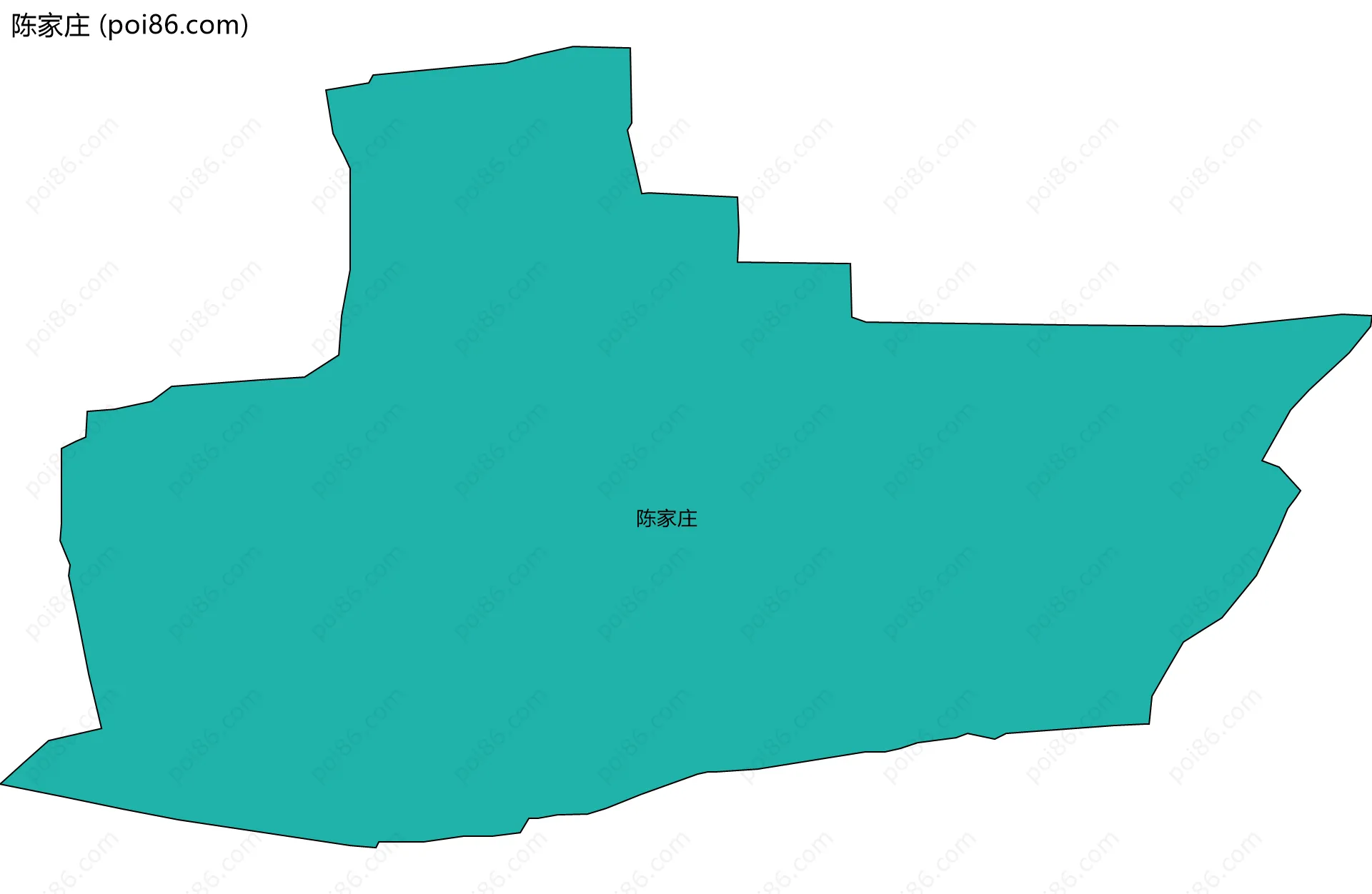 陈家庄边界地图