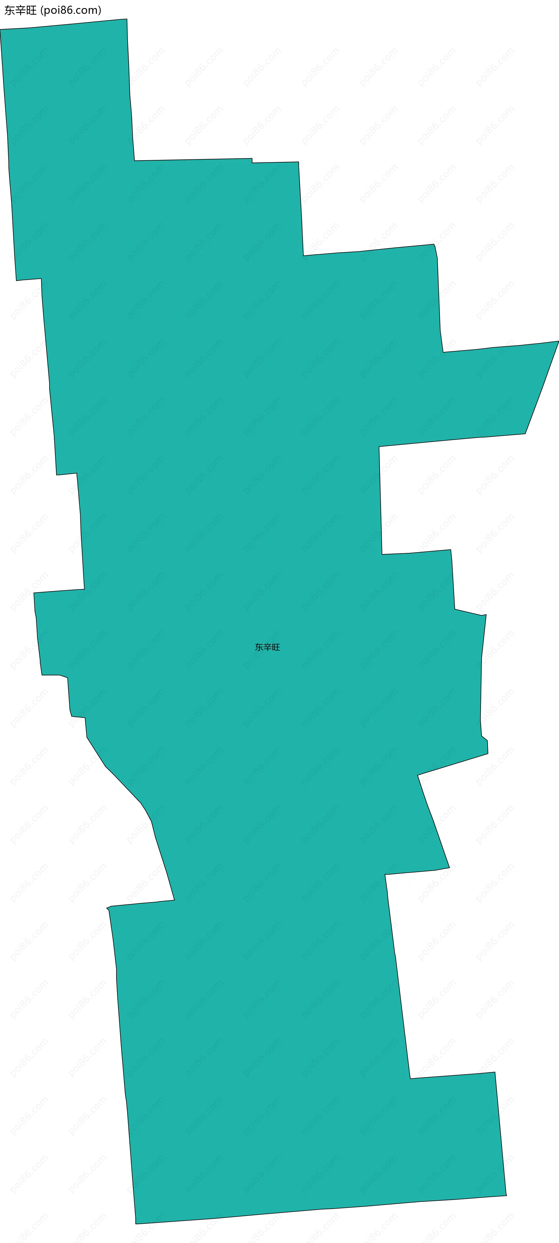 东辛旺边界地图