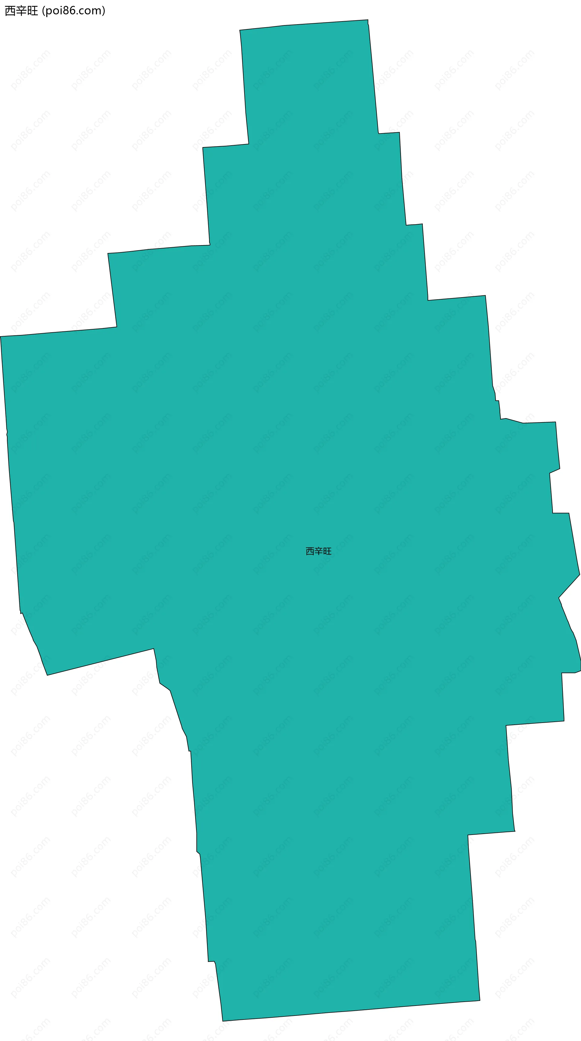 西辛旺边界地图