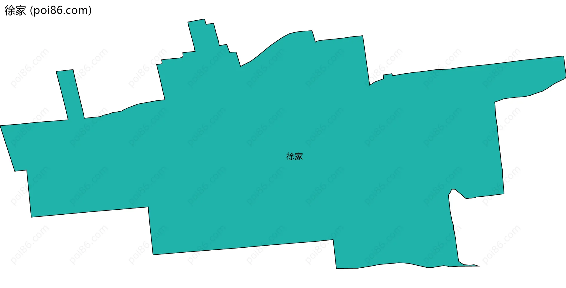 徐家边界地图