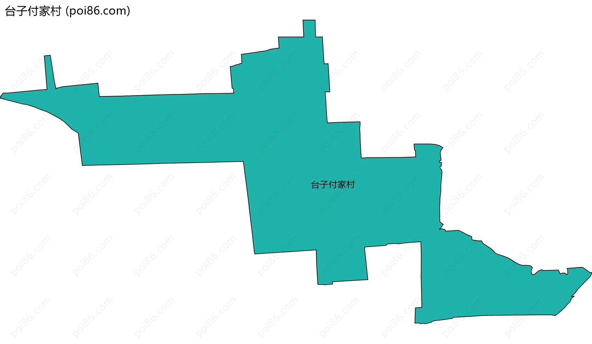 台子付家村边界地图