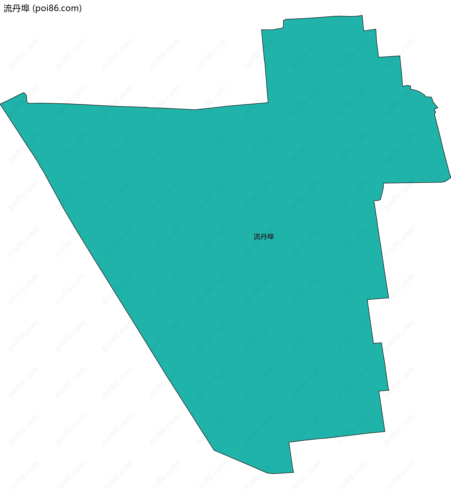 流丹埠边界地图