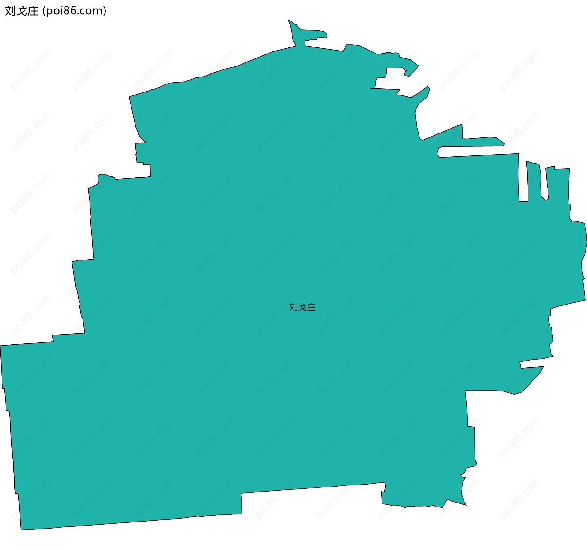 刘戈庄边界地图