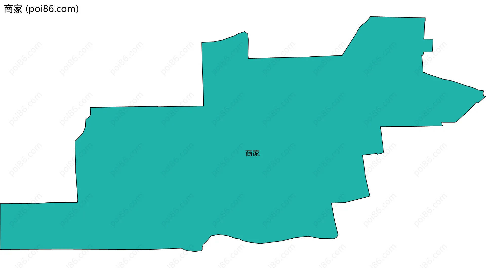 商家边界地图