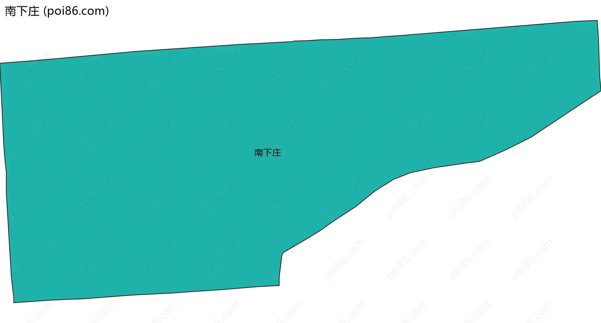 南下庄边界地图