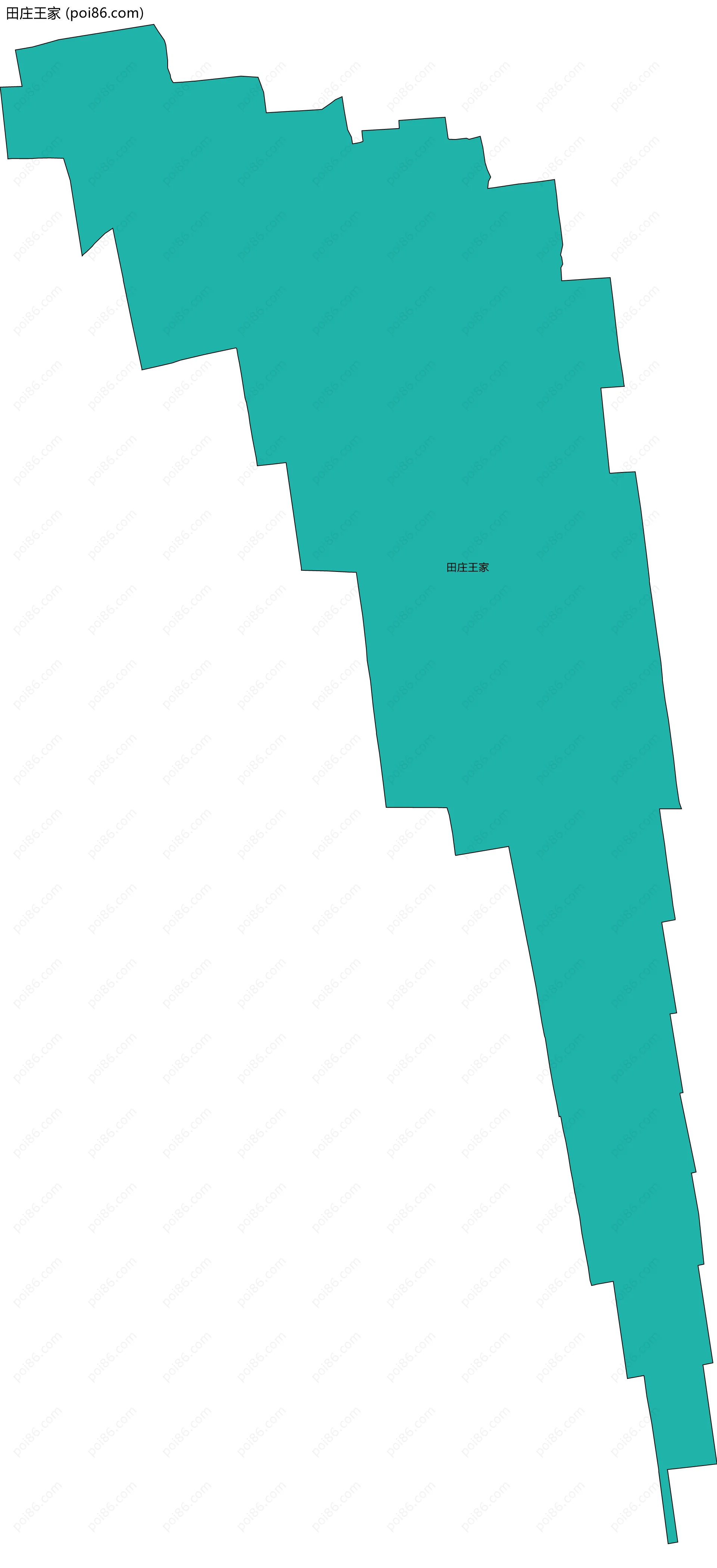 田庄王家边界地图