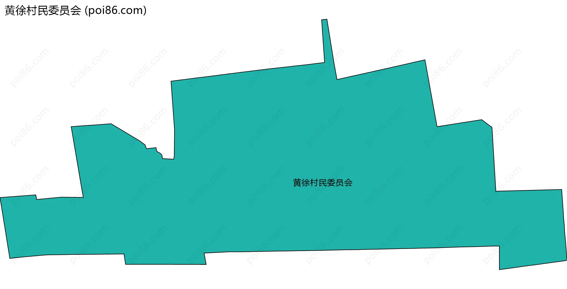 黄徐村民委员会边界地图