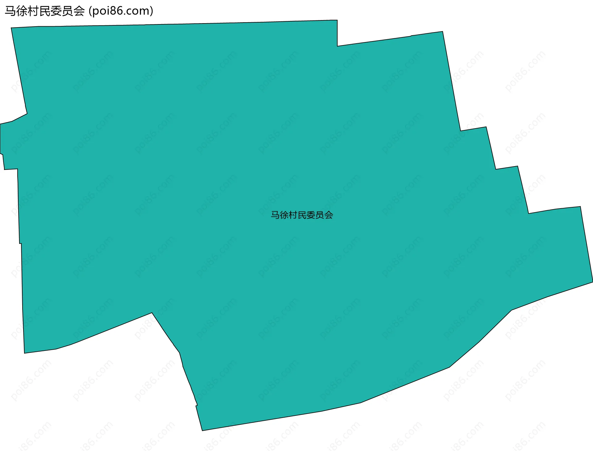 马徐村民委员会边界地图