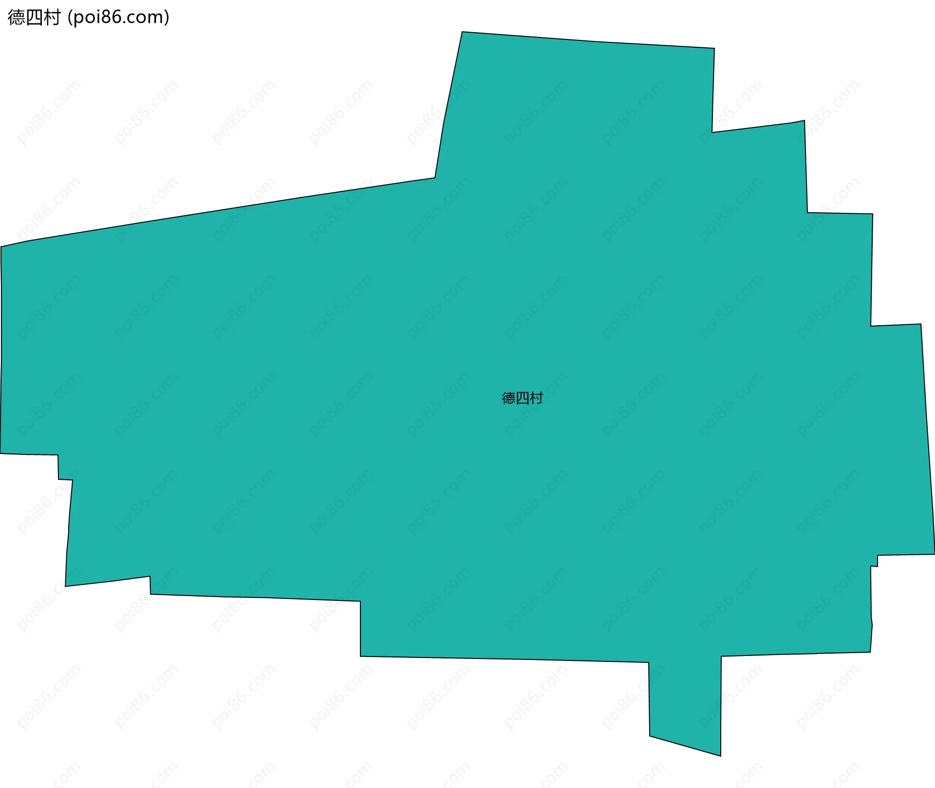 德四村边界地图