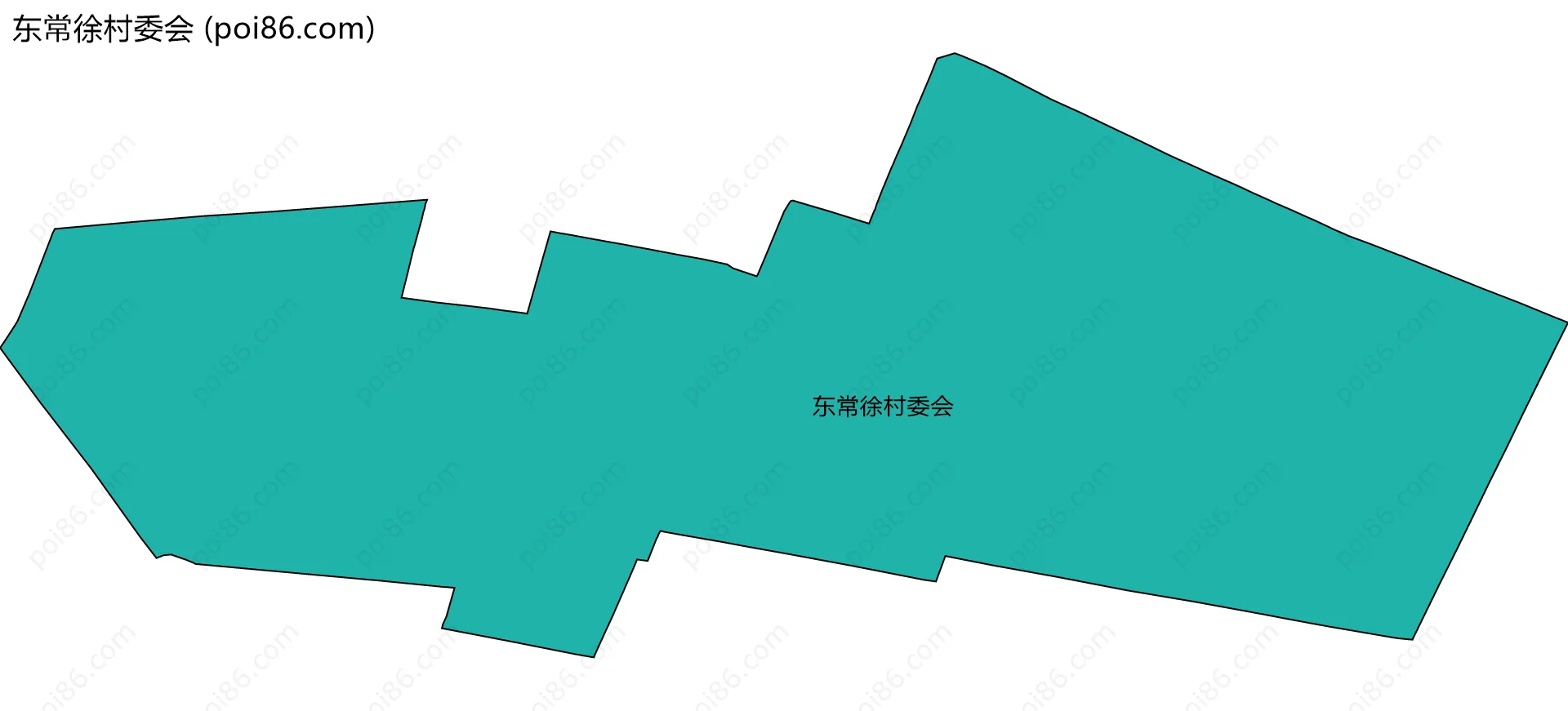 东常徐村委会边界地图
