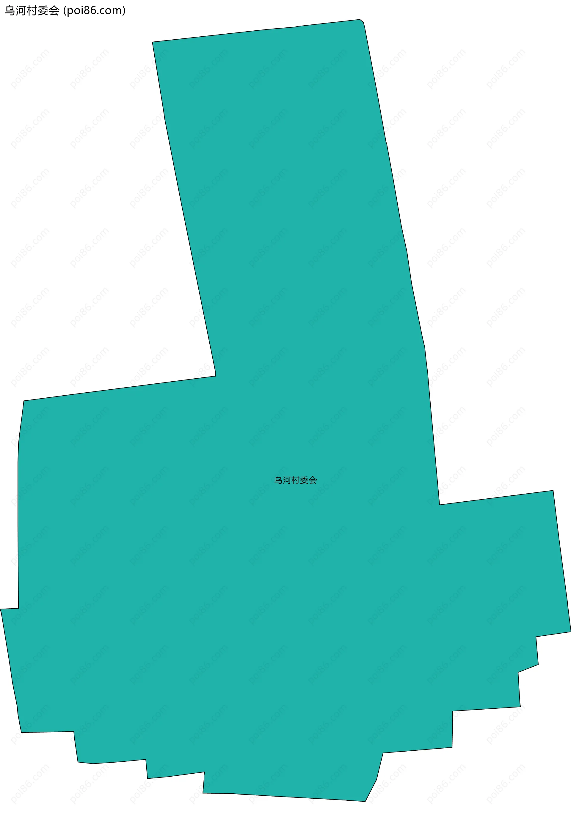 乌河村委会边界地图