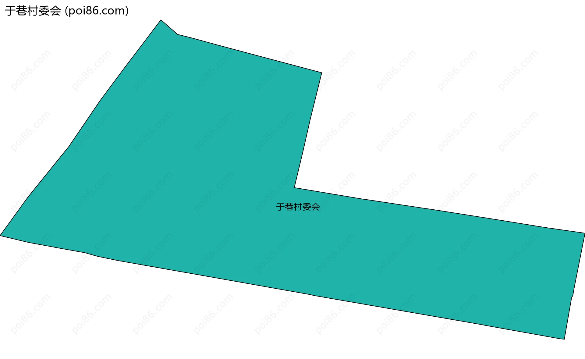 于巷村委会边界地图