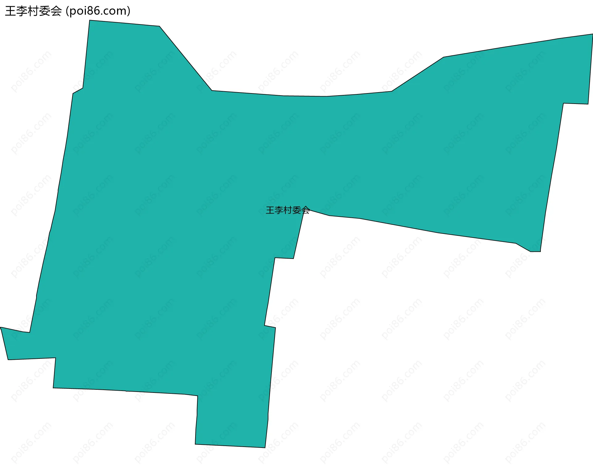 王李村委会边界地图