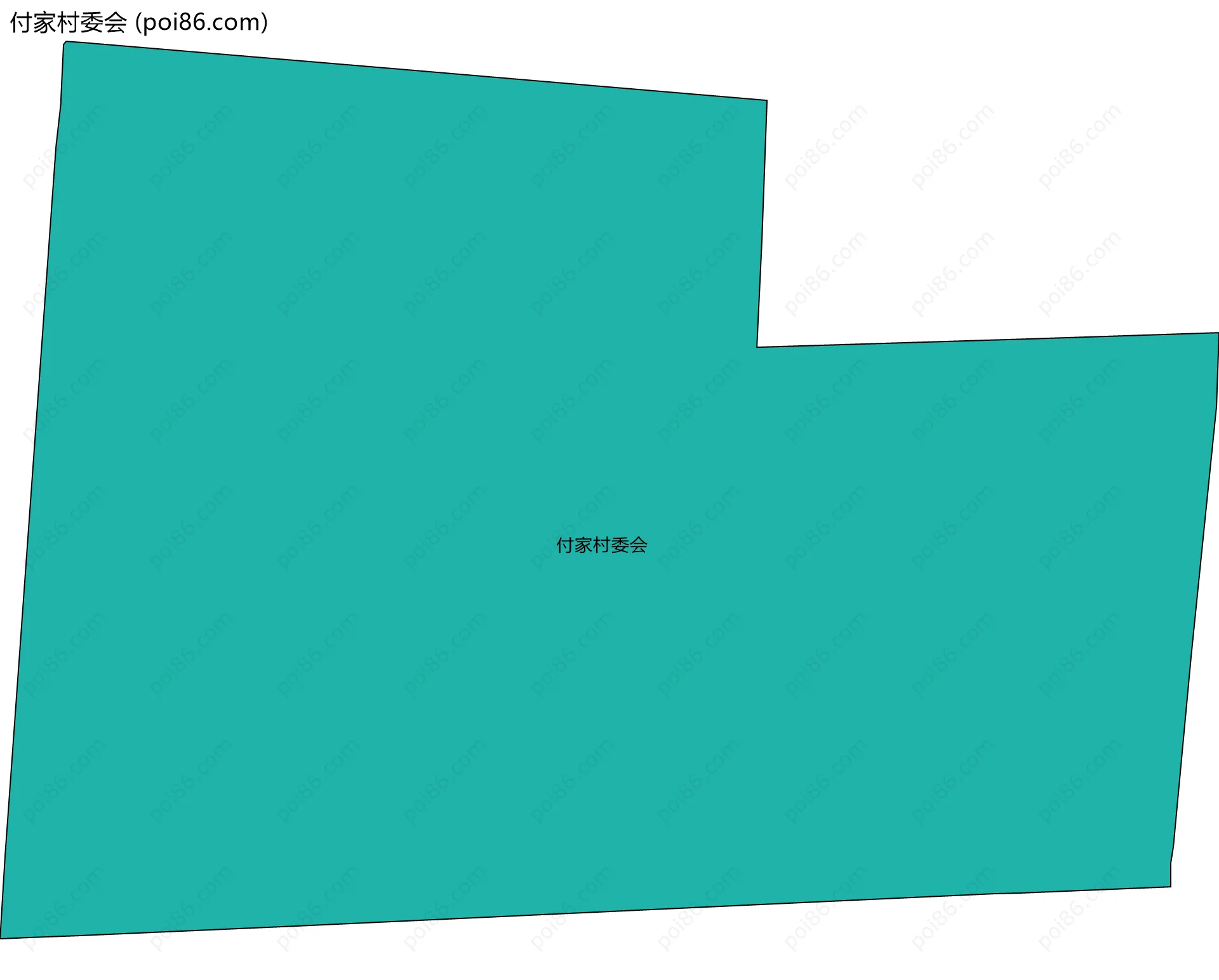 付家村委会边界地图