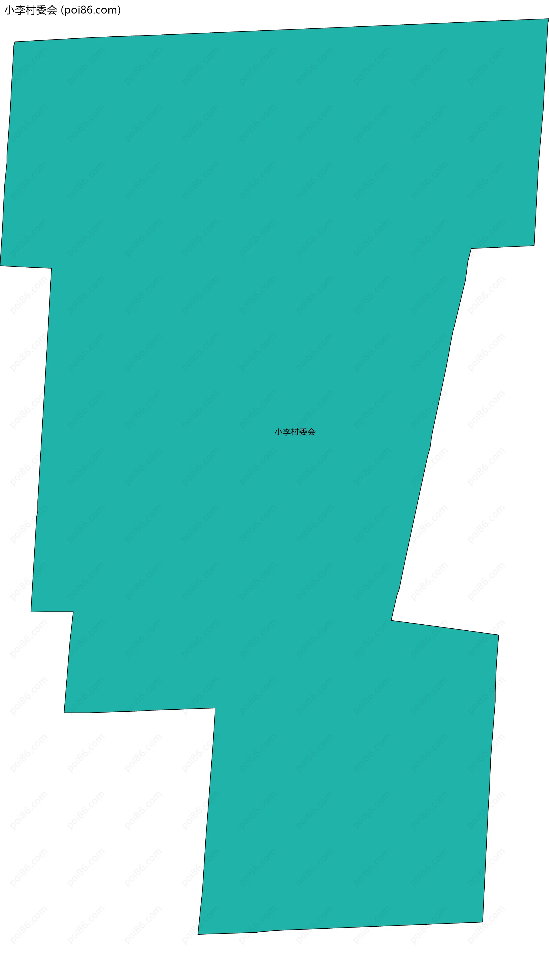 小李村委会边界地图