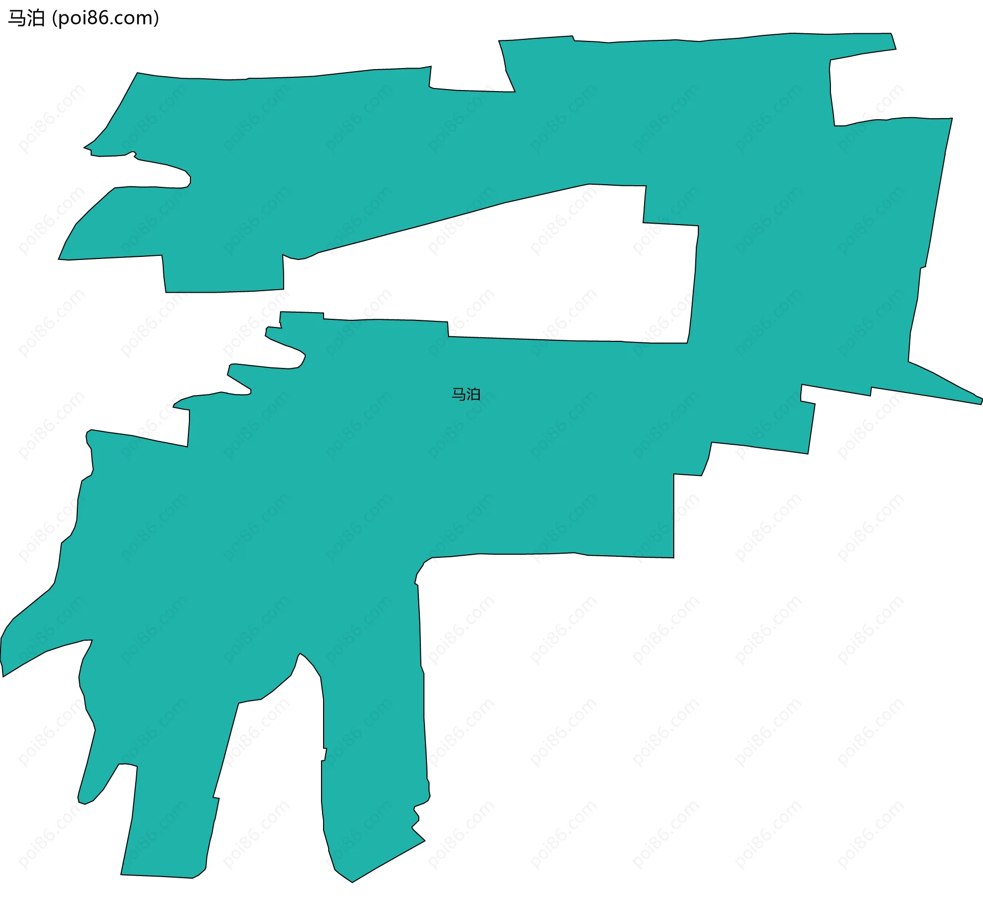 马泊边界地图