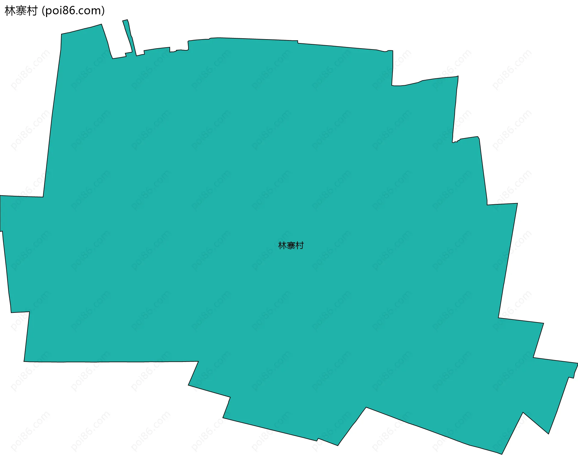 林寨村边界地图