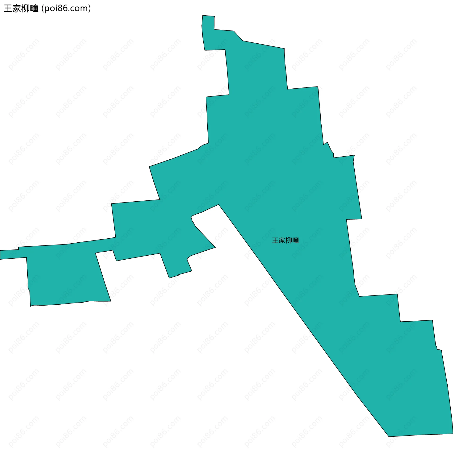 王家柳疃边界地图