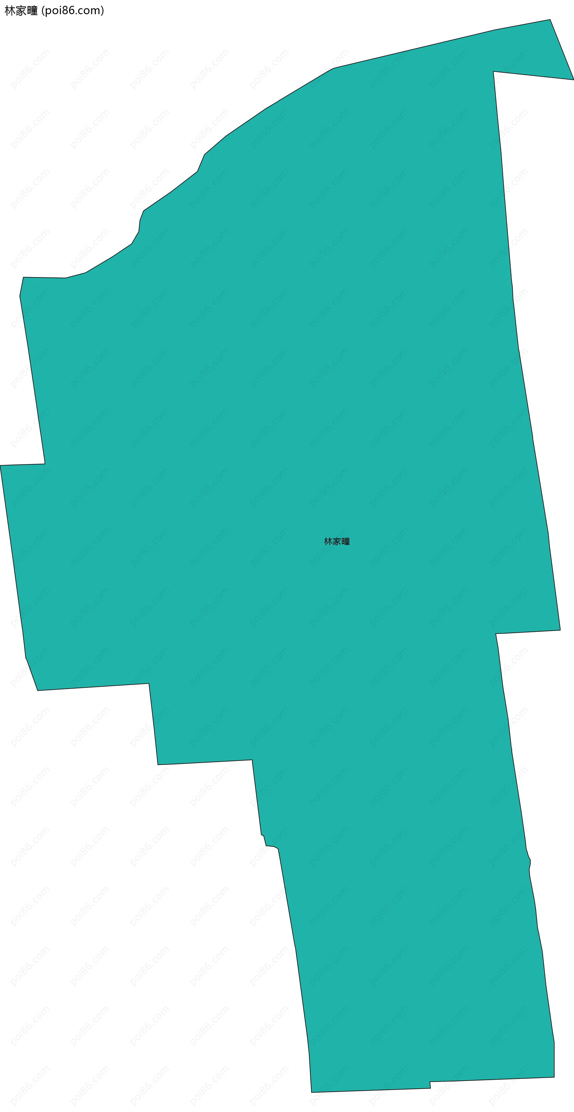 林家疃边界地图