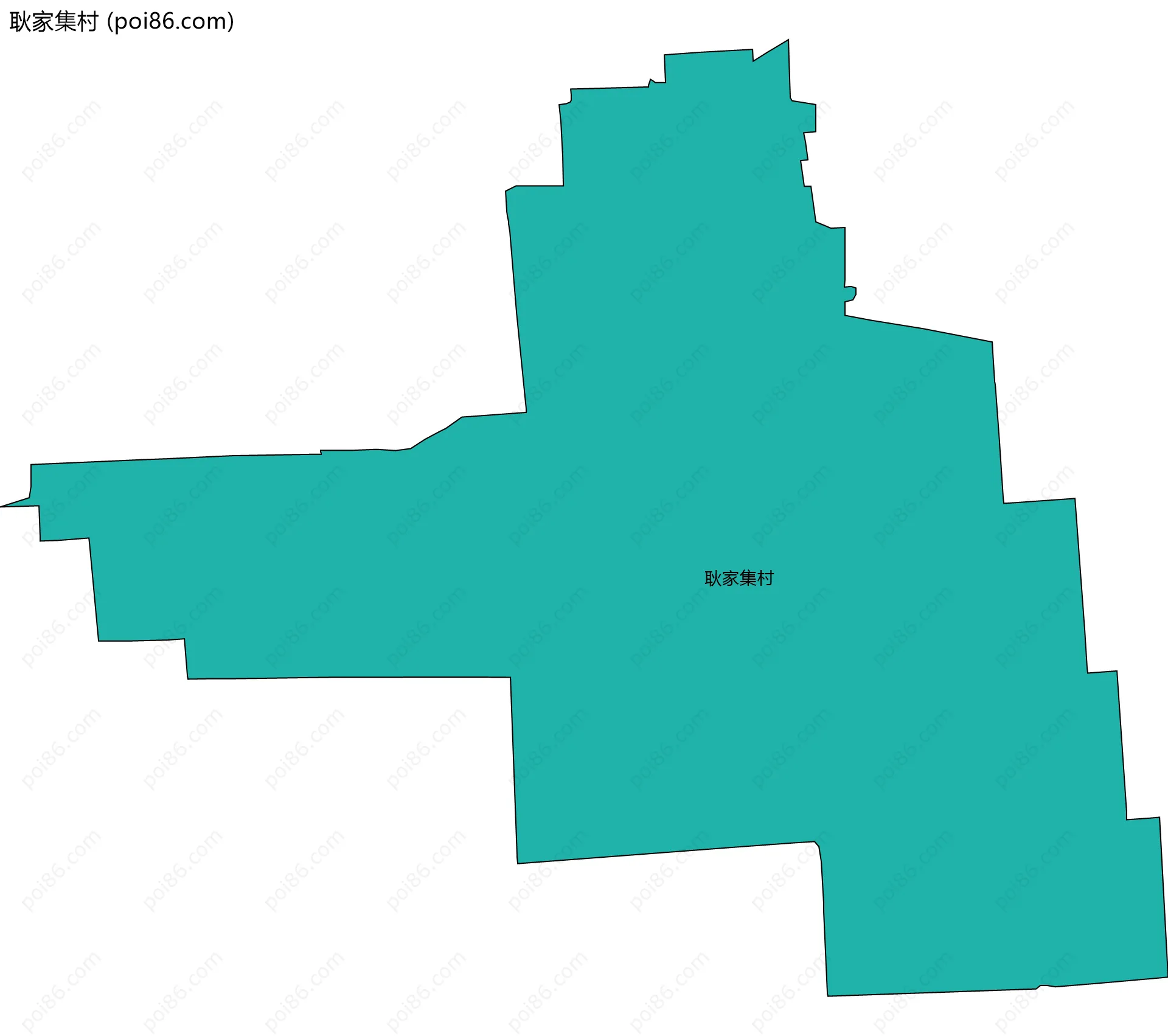耿家集村边界地图