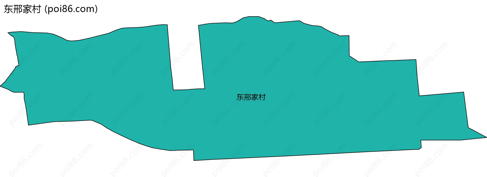 东邢家村边界地图