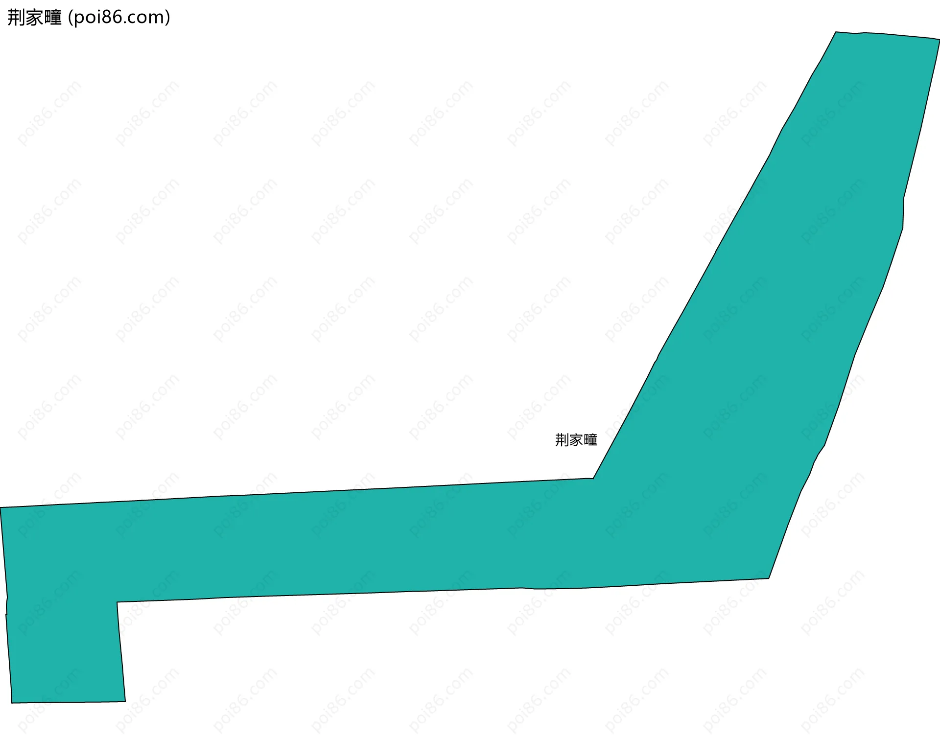 荆家疃边界地图