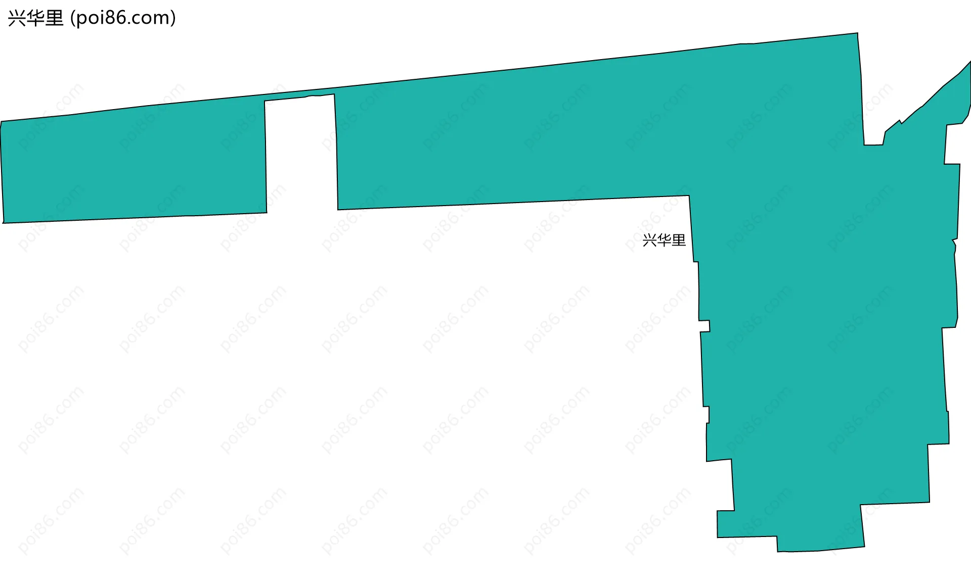 兴华里边界地图